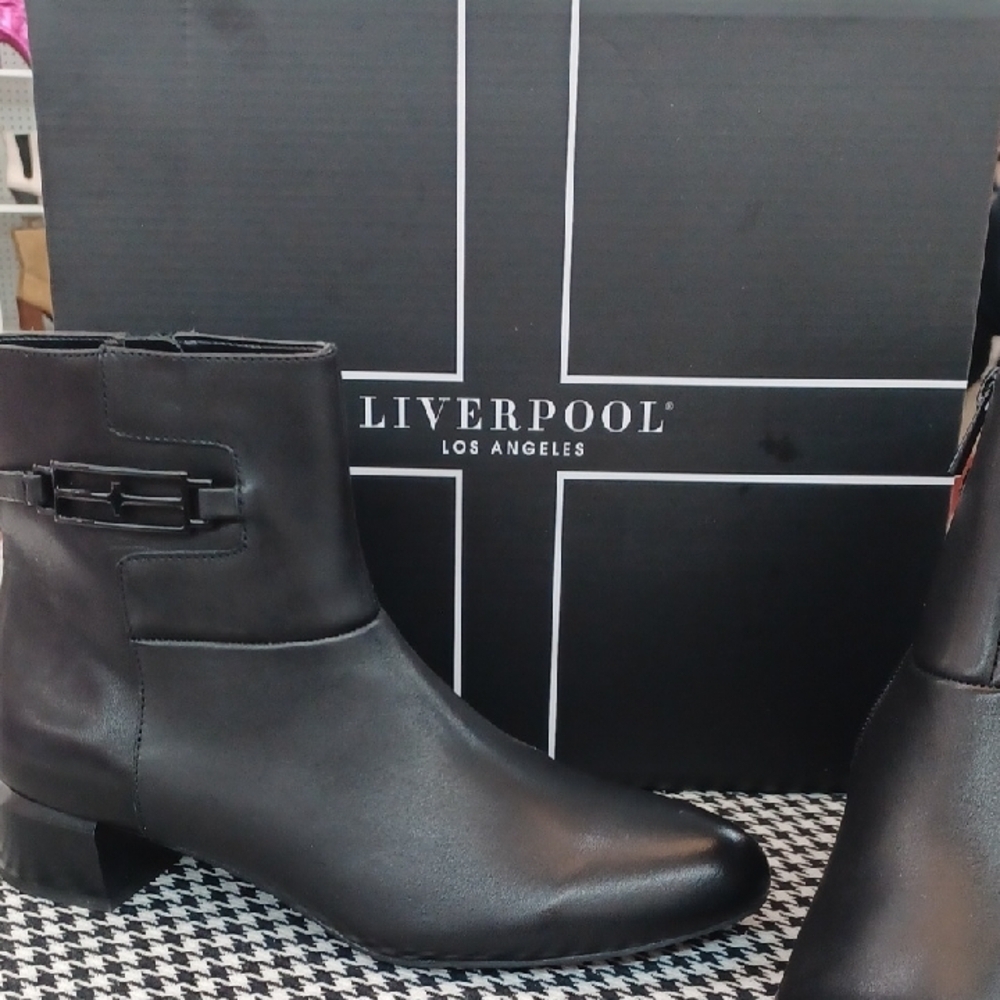 Liverpool Patton Black Leather NIB